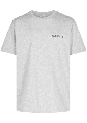 Supreme logo-print cotton T-shirt - Grey