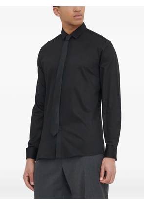 HUGO stretch-cotton shirt - Black