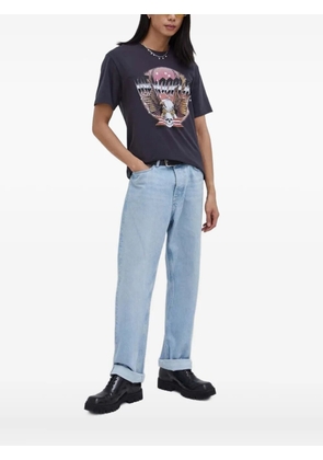 The Kooples eagle-graphic T-shirt - Black