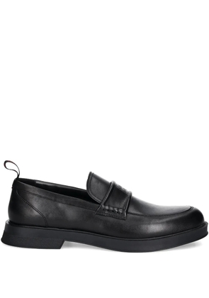 HUGO leather loafers - Black
