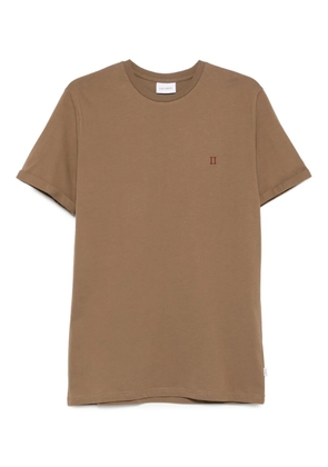 Les Deux contrast organic cotton t-shirt - Brown