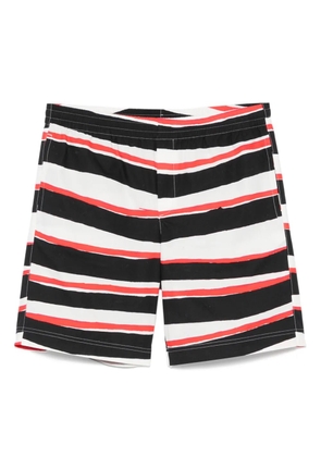 MSGM striped shorts - Black