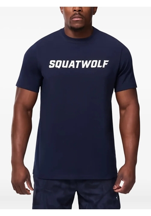SQUATWOLF logo crewneck T-shirt - Blue