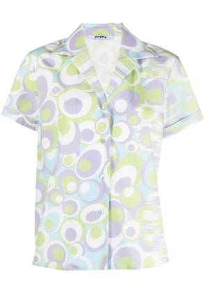 Vivetta all-over graphic-print shirt - Purple