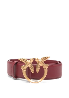 PINKO bird-buckle belt - Red