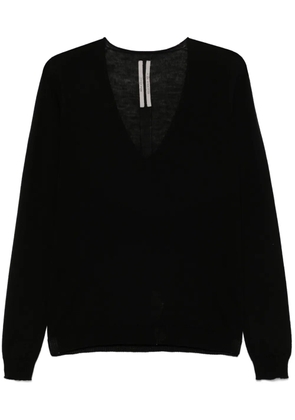 Rick Owens V-neck top - Black