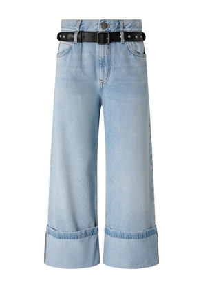 PINKO cuffed belted jeans - Blue