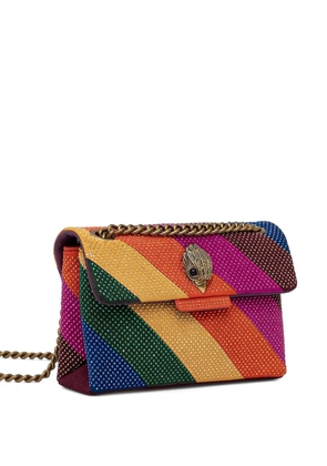 Kurt Geiger London mini Kensington embellished crossbody bag - Orange