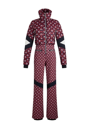 Fusalp quilted patterned ski all-in-one - Red