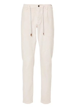 Eleventy drawstring-fastening trousers - Neutrals