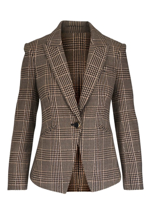 Veronica Beard Kendryn checked blazer - Neutrals