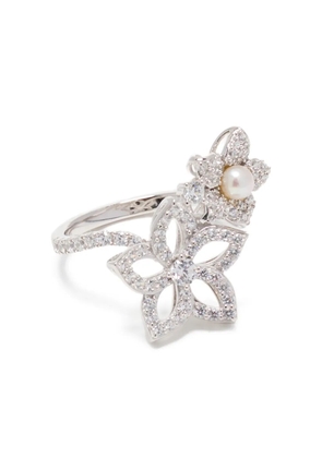 APM Monaco Pearl blossom ring - Silver