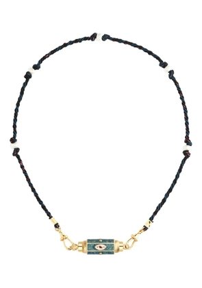 Marie Lichtenberg beaded eye-charm necklace - Black