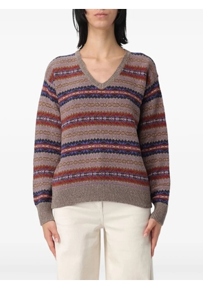 Lauren Ralph Lauren v-neck sweater - Brown