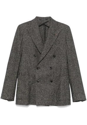Tagliatore checked blazer - Black