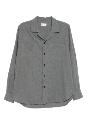 Universal Works brushed flannel shirt - Blue