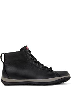 Camper Peu Pista lace-up leather sneakers - Black