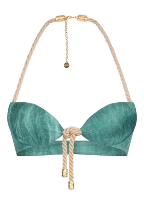 Roberto Cavalli rope-detailing top - Green