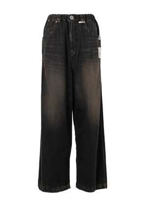 Maison MIHARA YASUHIRO elasticated-waist jeans - Black