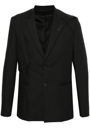 HELIOT EMIL Equilibrium single-breasted blazer - Black