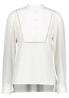 Yves Salomon poplin blouse - White