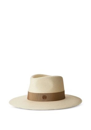 Maison Michel panama straw hat - Neutrals