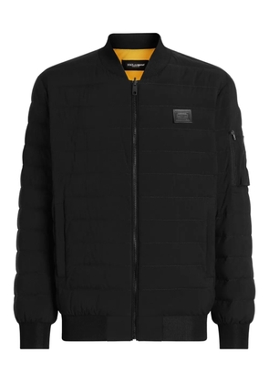 Dolce & Gabbana quilted zip-up jacket - Black