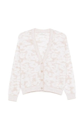 Peserico button-up V-neck cardigan - Neutrals