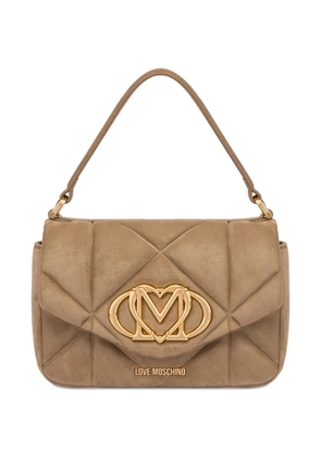 Love Moschino quilted tote bag - Neutrals