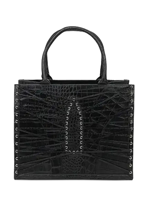 Who Decides War Arch tote bag - Black