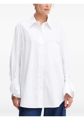 Joop! Benice ruffled-sleeve shirt - White