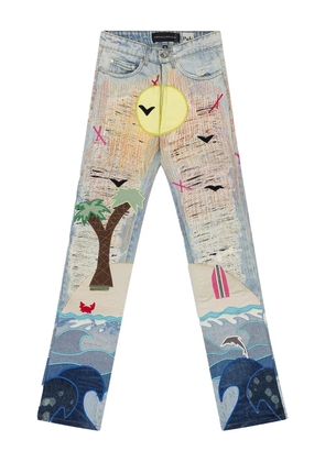 Who Decides War Seaboard straight-fit jeans - Blue