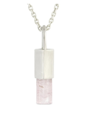 Parts of Four sterling silver Talisman rubellite Necklace