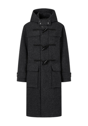 TOMBOY boucle hooded duffle coat - Grey