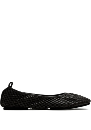 St. Agni Lattice woven ballet flats - Black