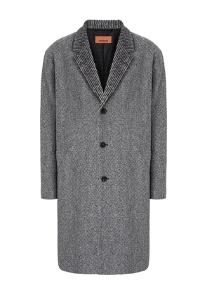 Missoni herringbone-patterned coat - Grey