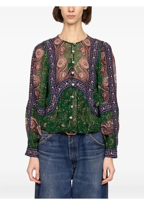 Sea Melba long-sleeve blouse - Green