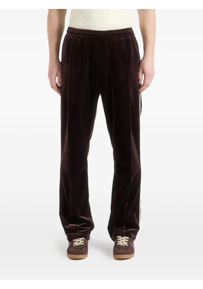 Manière De Voir Eiffel velour track pants - Brown