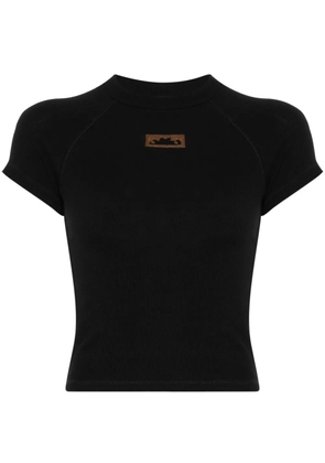 Ottolinger ribbed deconstructed T-shirt - Black