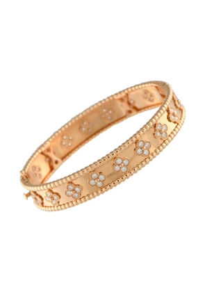 Van Cleef & Arpels Pre-Owned 18K rose gold Clovers diamond bracelet - Pink