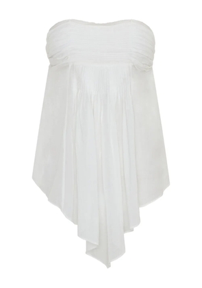 Christopher Esber Anemoi pleated-details top - White