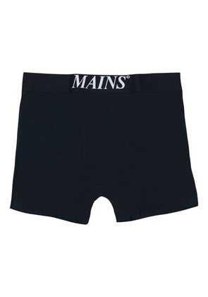 MAINS logo-waistband boxers - Black