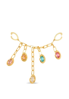 Oscar de la Renta Crystal O bag charm - Gold