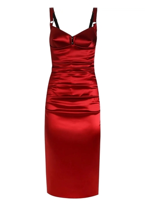 Dolce & Gabbana bustier midi dress - Red