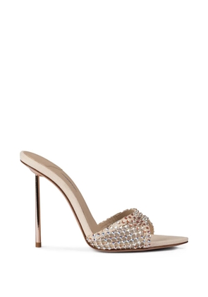 Le Silla Gilda embellished mules - Neutrals