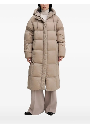 HUGO Fini hooded puffer coat - Neutrals