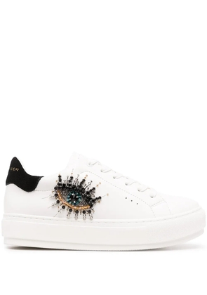 Kurt Geiger London Laney eye low-top sneakers - White