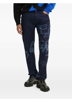 A-COLD-WALL* graphic-print jeans - Blue