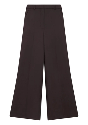 Stella McCartney wool mid-rise flared trousers - Brown