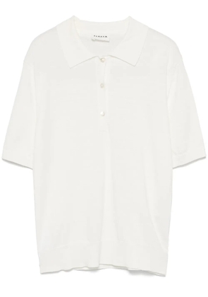 P.A.R.O.S.H. fine-knit polo shirt - White